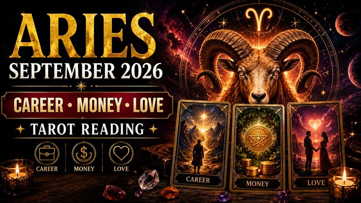 ARIES SEPTEMBER 2026 🔮 Career, Money & Love | Tarot Reading