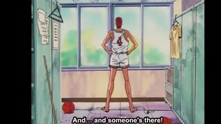 Slam Dunk - Sakuragi wears Akagi's jersey