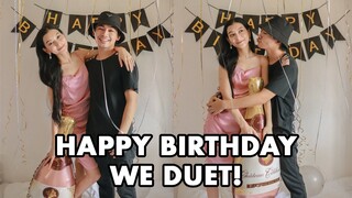 QUARANTINE BIRTHDAY VLOG | WE DUET