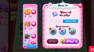 CANDY CRUSH SAGA LEVEL 75 (NEW VERSION)