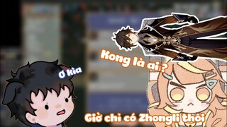 Quên Kong rồi, giờ lấy Zhongli cơ