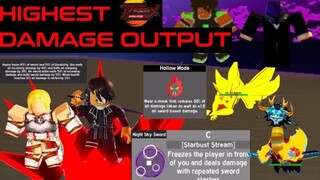 Hollow Kirito+Asuna kills all Boss w/ 1 skill in Roblox Anime Fighting Simulator|Hightest Damage|