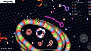 Slither.io A.I. 200,000+ Score Epic Slitherio Gameplay #92 10