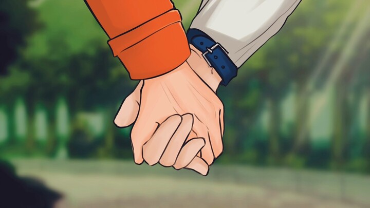 [Samon] I like holding hands with you.