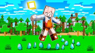 เอาชีวิตรอดสุดเจ๋ง!! เรากระโดด 1ครั้ง จะได้ของOP!! โกงมาก!?? - Minecraft