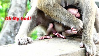 Baby Juventus Feels Scary When Mother Joanna Slaps The fly Nearby Her Body