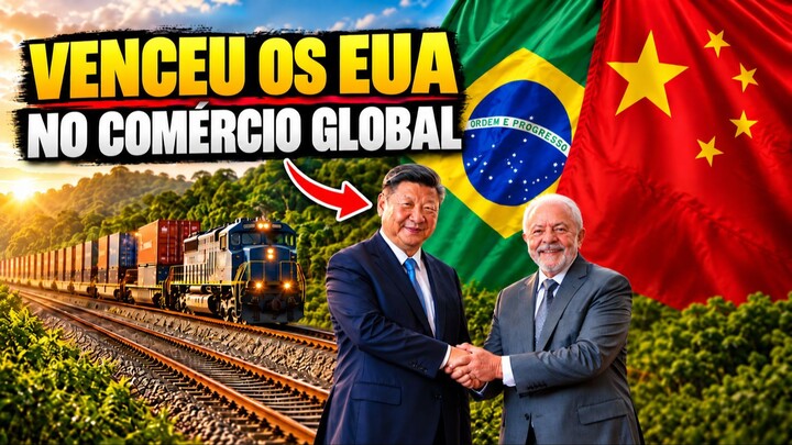 A Ferrovia Que a China Quer Construir no Brasil Para Vencer os EUA no Comércio Global