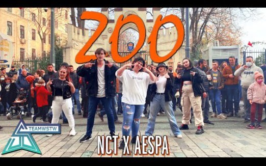 NCT&aespa-《Zoo》土耳其街头超酷翻跳dance cover By TEAMWSTW路演