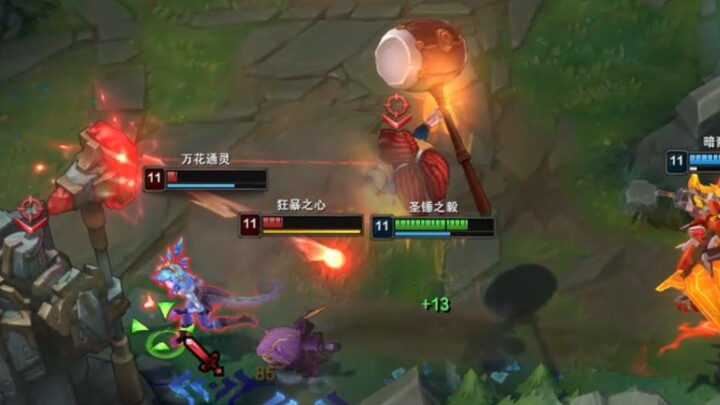 Aku bukan palu, aku hanya seorang hero yang memainkan Yordle.