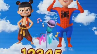 Nezha and Spider-Man go sing together!
