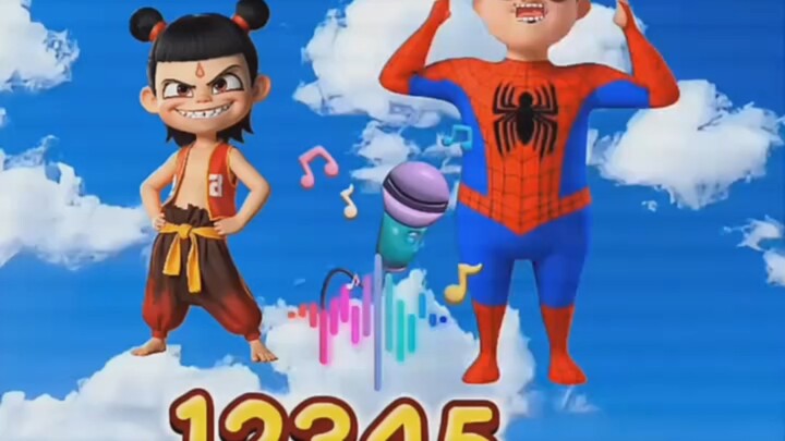 Nezha and Spider-Man go sing together!
