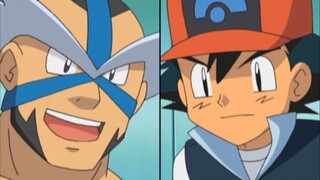 [Sinnoh Wetlands Gym] Ash vs Yoshiken Mask, gym termudah?