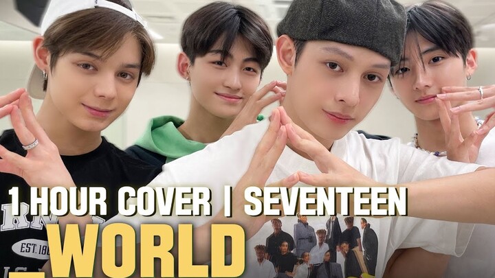 [Trainee A] Now revealing Seventeen World+ live performance footage