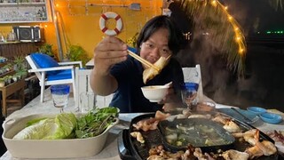 กินหมูกระทะหลังจากเสร็จงาน MRพาหิว