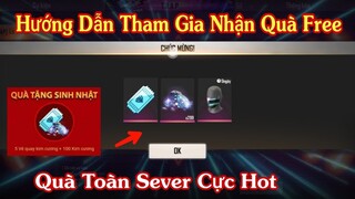 [Garena Free Fire] Hướng Dẫn Cập Nhật Thông Tin Nhận Quà Kim Cương Và Vé Quay Miễn Phí.