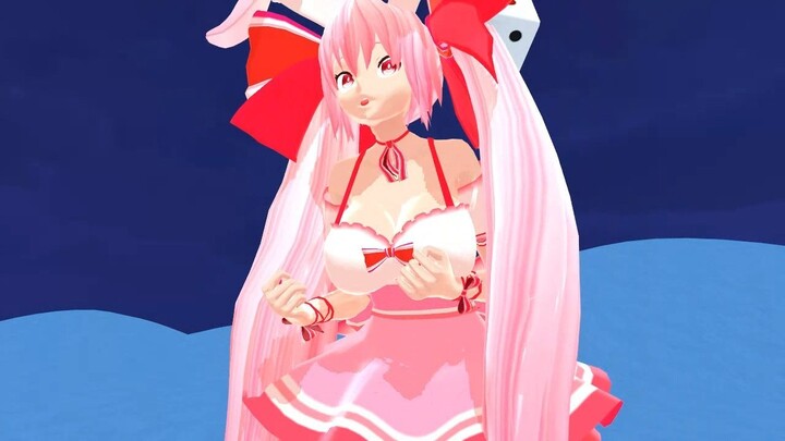 【mmd di gi charat】ラ・ビ・アン・ローズでlet it go