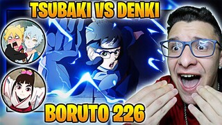 DENKI VS TSUBAKI | BORUTO VS MITSUKI? - Boruto ep. 226 (REACT)
