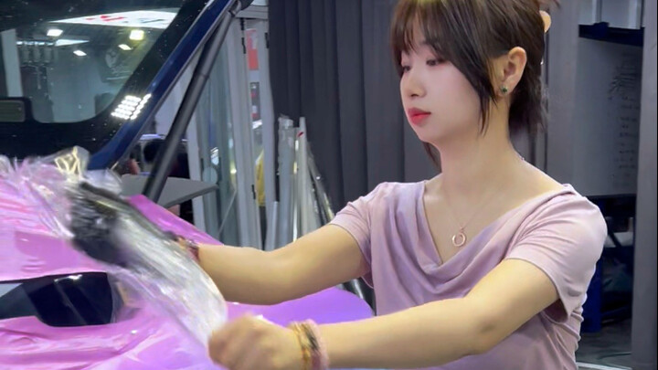Game-themed paint job… made real. Have you played this game? #NanjingLiheDistrictCarWrapTinting #Car