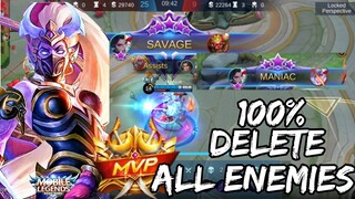 HANABI EPIC SKIN RAKSHESHA 🔥🔥SAVAGE & MANIAC | RAKSHESHA GAMEPLAY| MOBILE LEGEND BANG BANG