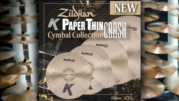 ZIldjian Paper Thin 18" & 20" Crashes