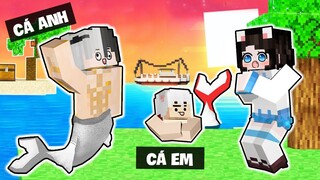 MINECRAFT NHƯNG LÀ ĐỨA CON CỦA BIỂN? SIRO VÀ 1 NGÀY CỦA GIA ĐÌNH NGƯỜI CÁ CÙNG MÈO SIMMY