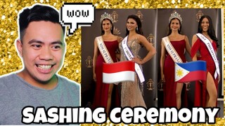 ATEBANG REACTION | MISS SUPRANATIONAL SASHING CEREMONY DINDI AND JIHANE 🇵🇭 X 🇮🇩