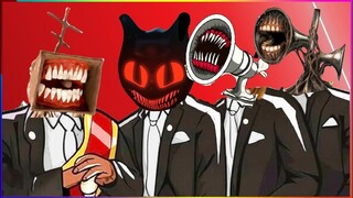 MEGAHORN & CARTOON CAT & MEGAPHONE & SIREN HEAD - Coffin Dance X Baby Shark COVER