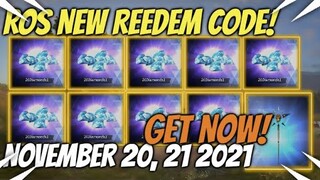 ROS NEW REEDEM CODE NOVEMBER 20 2021| ROS FREE DIAMONDS (ROS CODE UPDATE)