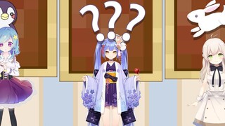 Saya Penguin Rabi dan saya Saus Kepala Kelinci Pedas. Bagaimana dengan Anda, Azusa?