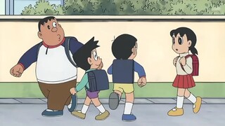 Nobita meminta pengawal tak kasat mata untuk melindungi Shizuka, tapi Shizuka ketakutan setengah mat