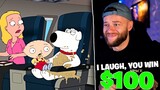 $100 Try Not To Laugh |  FAMILY GUY - Stewie Being a Normal BABY!