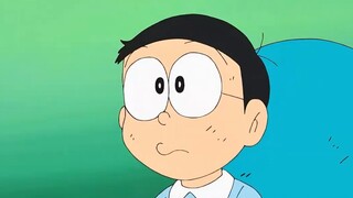 Doraemon: Nobita and the blue fat man used the horizon tape to enter the other dimension and were tr