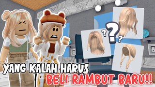 YG KALAH HARUS BELI ITEM RAMBUT BARUU!! 💇🏻‍♀️ LOMBA DI BARBERSHOP OBBY✨ | ROBLOX INDONESIA 🇮🇩 |