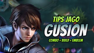 CARA MAIN GUSION NERF ! & COMBO GUSION + EMBLEM & BUILD TERSAKIT 2023 ! | GUSION GAMEPLAY