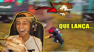 NOBRU JOGOU UM LANÇA NO CARRO E... | FREE FIRE CLIPES [HD]