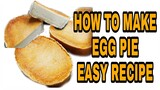 HOW TO MAKE  CREAMY EGG PIE EASY RECIPE Lhynn Cuisine #LhynnCuisine #cookaholic