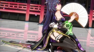 Black Silk Kimono Cheongsam Bud [Honkai Impact 3MMD] Bebek kimono yang horny!