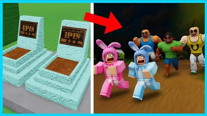 MIPAN & ZUZUZU Menemukan Kuburan Upin Ipin Di Kampung Durian Runtuh! ROBLOX