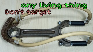 How Do You Make A Powerful Slingshot Without Wood? ■ DIY