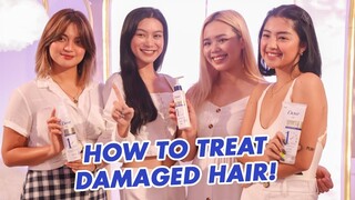 I HAVE DAMAGED HAIR 😱 AND DOVE 1 MINUTE CONDITIONER SAVED ME | WITH REI GERMAR AND ROZEL BASILIO