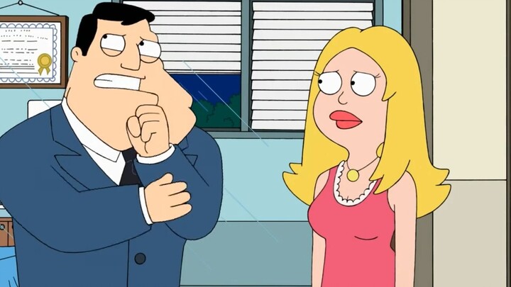 American Dad: Giving birth is painful enough, why would a silly man care whose child it is.