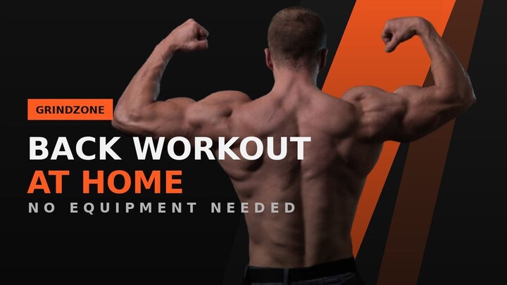 Wide & Massive Back At Home | No Equipment Home Back Workout for Beginners