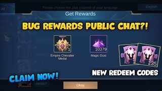 NEW REWARD CODE BUG! + REDEEM CODE FRAGMENTS {Claim Now} | Mobile Legends 2021