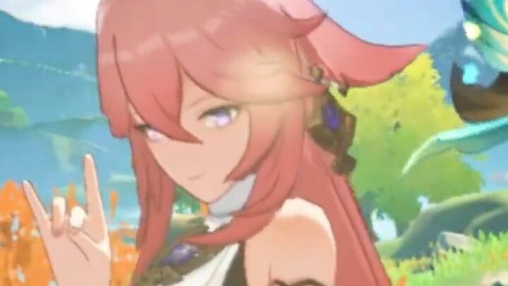 Elegant Yae Miko & a bit Teasing you - Genshin Impact