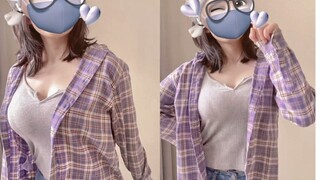 Kemeja ungu untuk dipakai sehari-hari ~