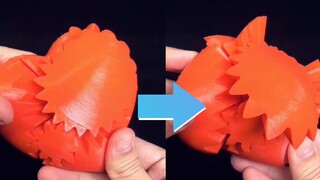 The romance of mechanical gears, a 3D printed rotating mechanical heart