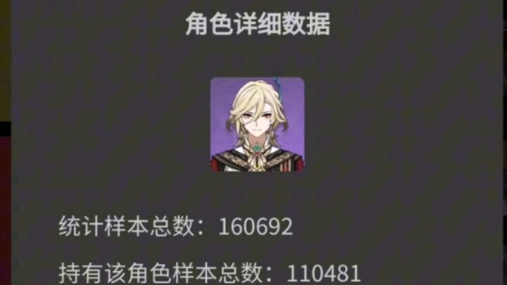 [Genshin Impact] The four-star character with the lowest pick rate, ranking dead last