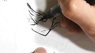 عند استخدام أدوات غير شائعة للرسم، غالبًا ما تظهر ردود فعل فنية رائعة!