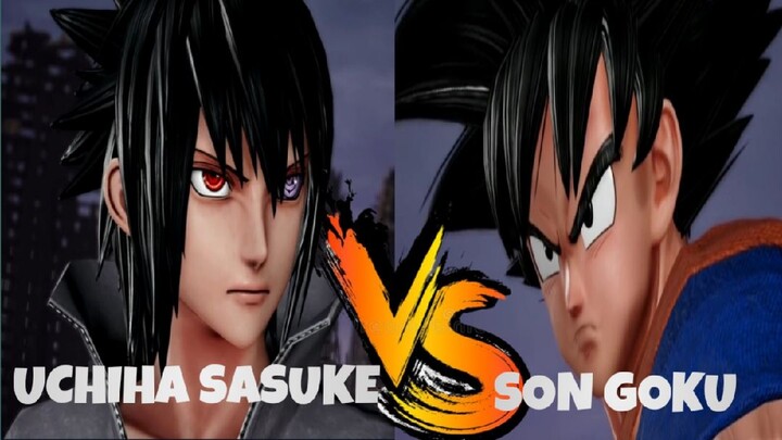 JUMPFORCE - SASUKE WITH RINNEGAN VS SON GOKU