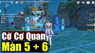 Cờ Cơ Quan - Màn 5 + 6 - Hướng Dẫn Chi Tiết - Genshin Impact